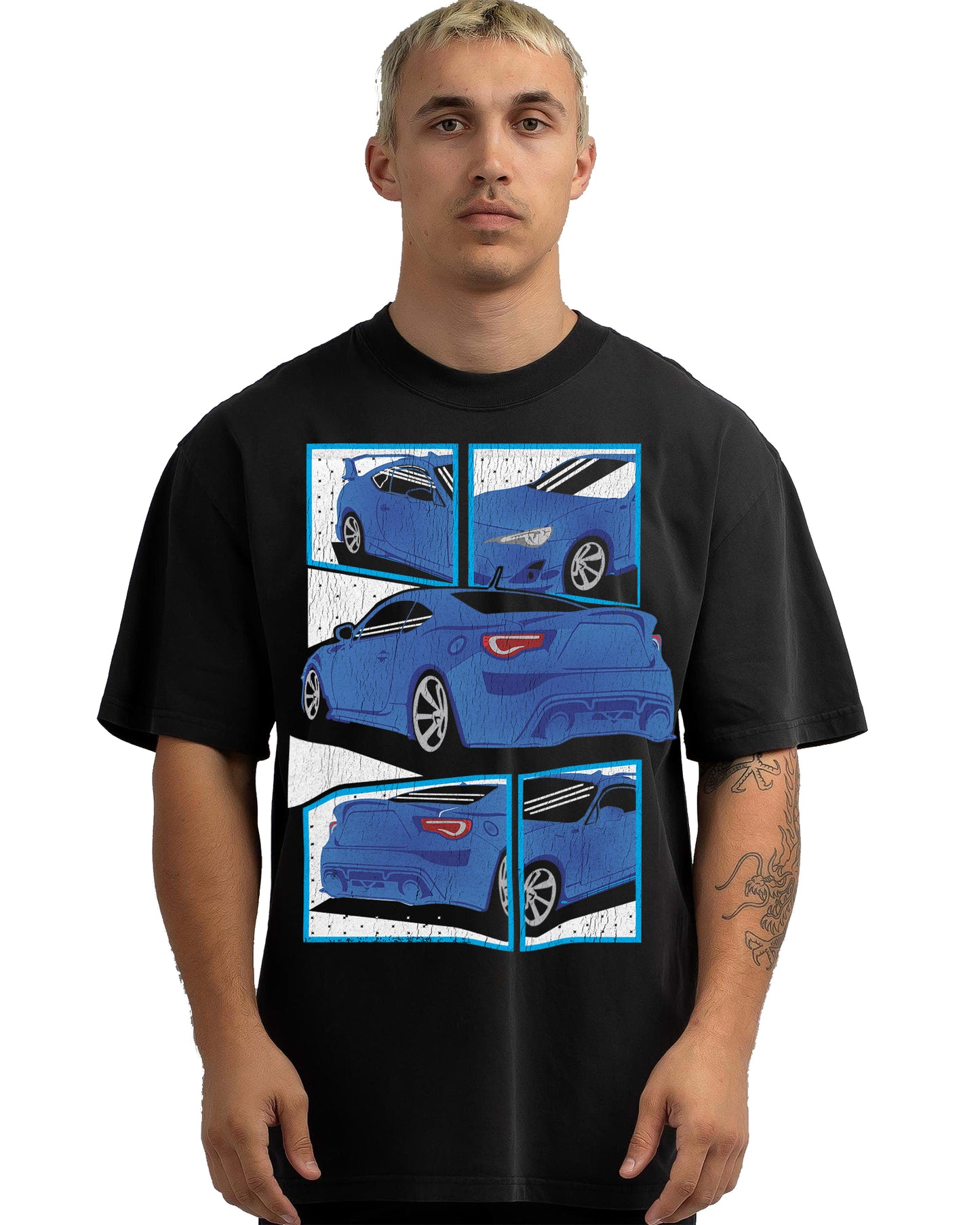 VINTAGE FADED TSHIRT | TOYOTA 86 BLUE