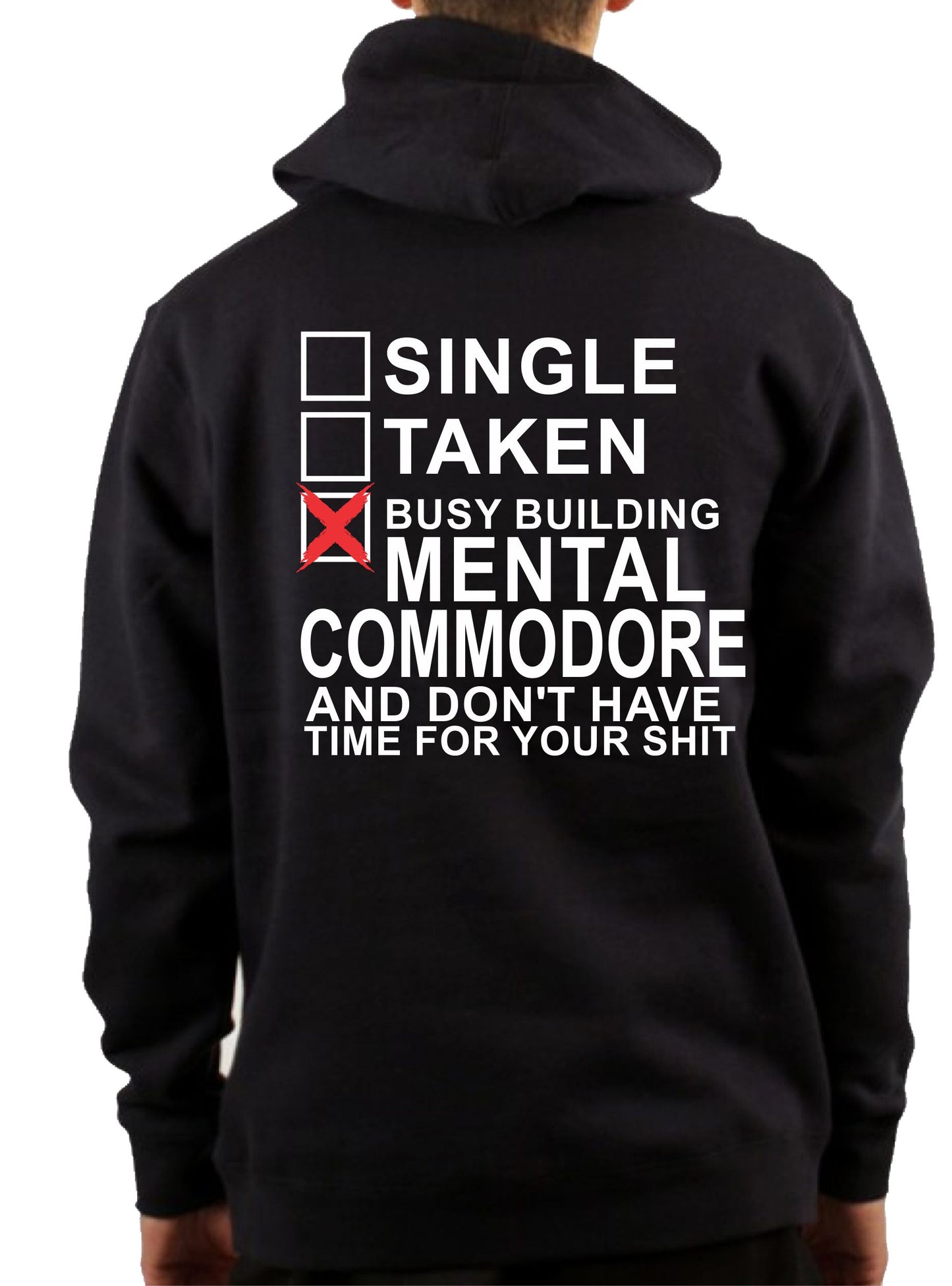 CUSTOM NUMBER PLATE | PULLOVER HOODIE