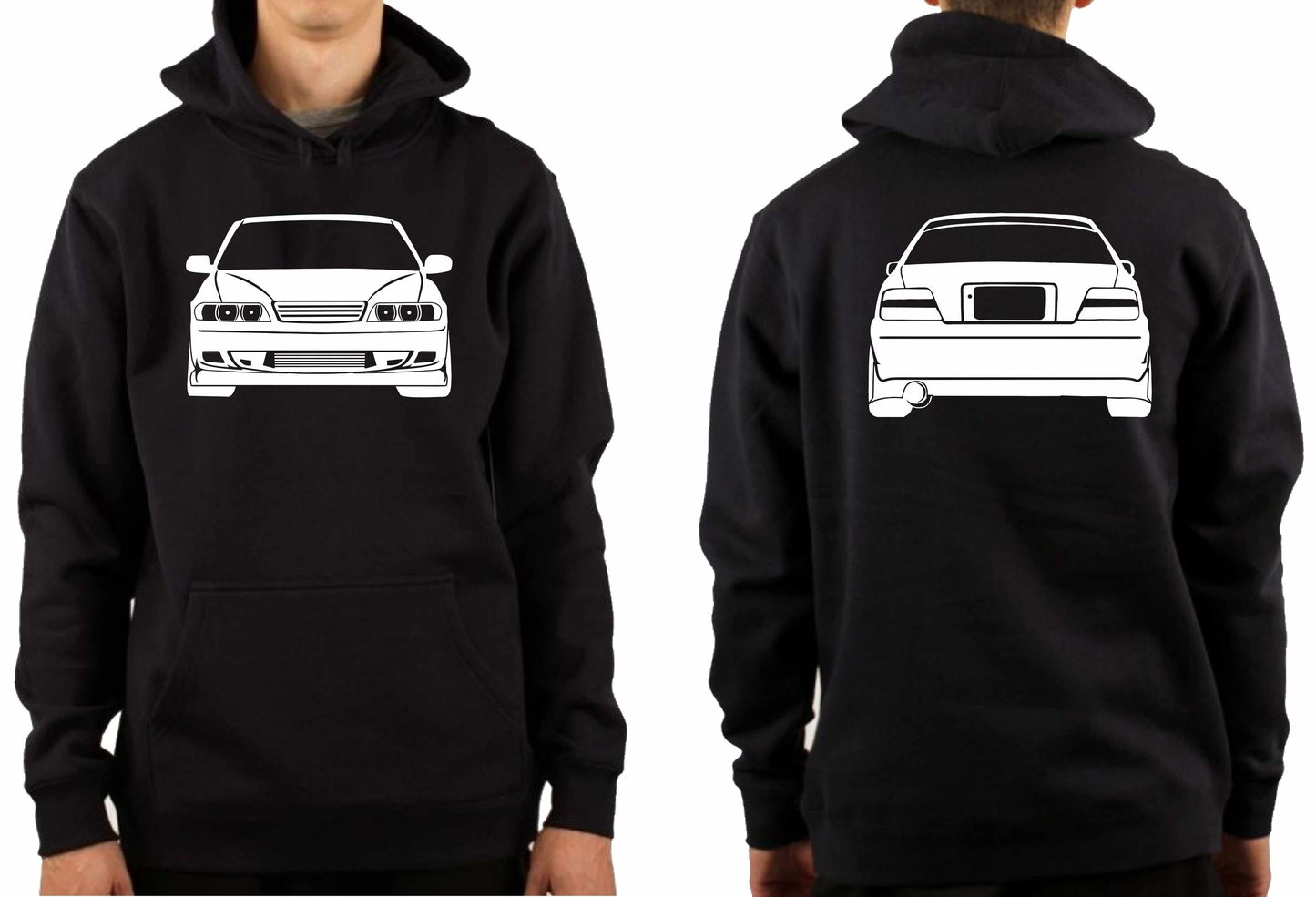 TOYOTA CHASER JZX100 FRONT & BACK | PULLOVER HOODIE