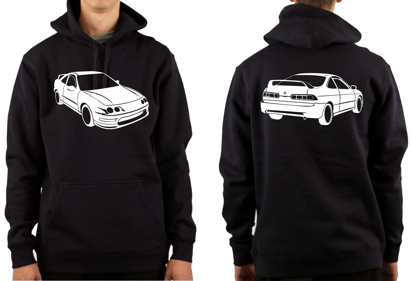 HONDA INTEGRA DC2 FRONT & BACK | PULLOVER HOODIE