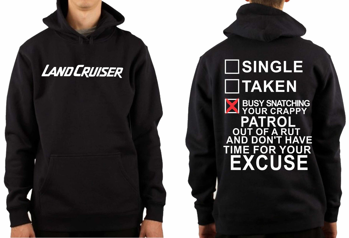 LANDCRUISER SNATCH STRAP | PULLOVER HOODIE