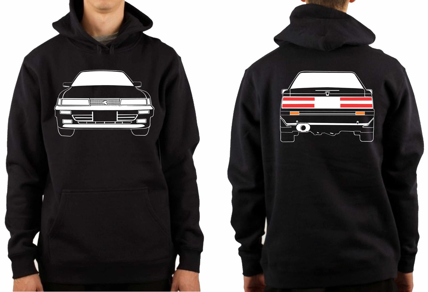 TOYOTA SOARER Z20 FRONT & BACK | PULLOVER HOODIE