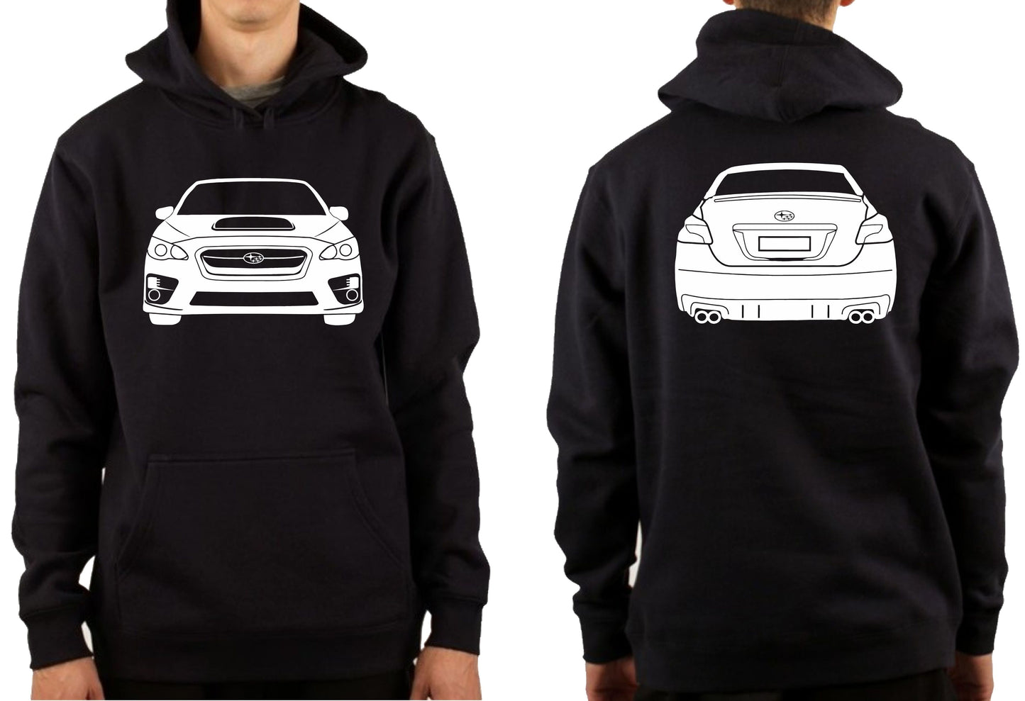 SUBARU WRX MY15 FRONT & BACK | PULLOVER HOODIE