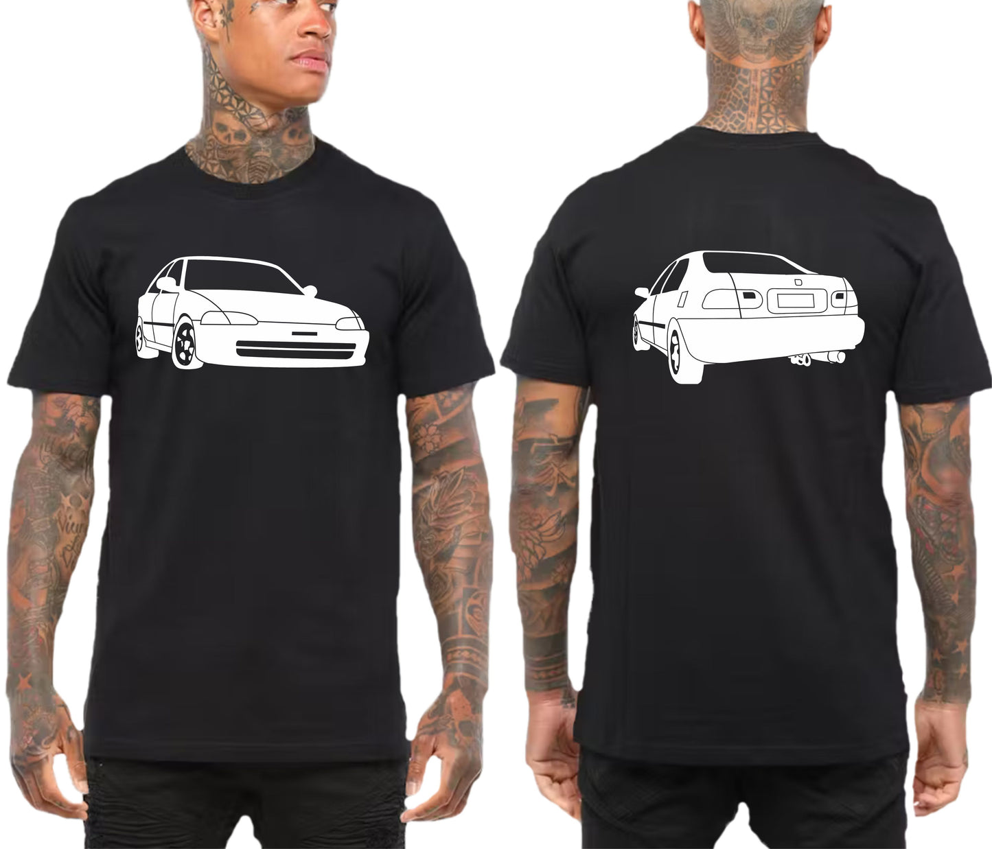 HONDA CIVIC EG EH EJ FRONT & BACK | TSHIRT or MUSCLE TANK