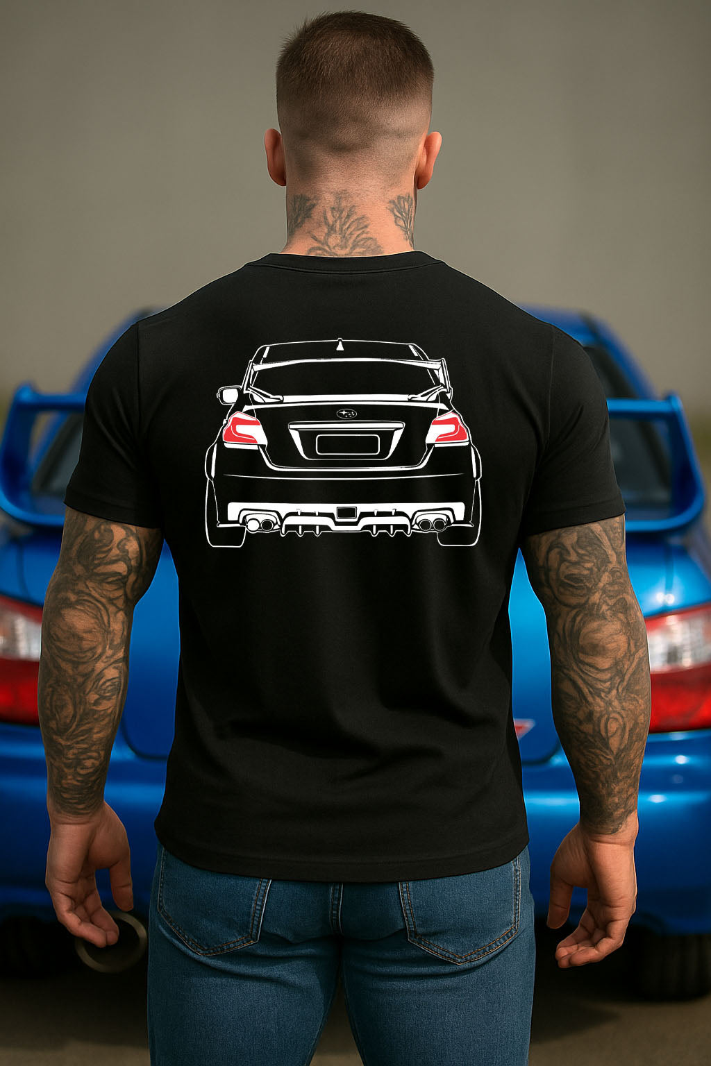 SUBARU WRX 2015 STI *NEW STYLE* FRONT & BACK | TSHIRT or MUSCLE TANK