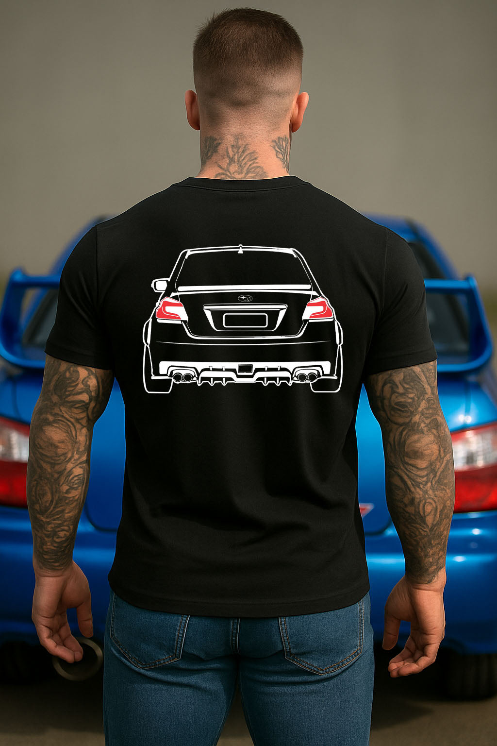 SUBARU WRX 2015 *NEW STYLE* FRONT & BACK | TSHIRT or MUSCLE TANK