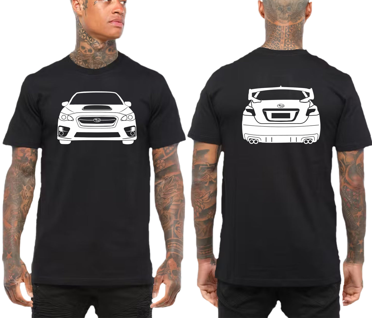 SUBARU WRX STi MY15 FRONT & BACK | TSHIRT or MUSCLE TANK