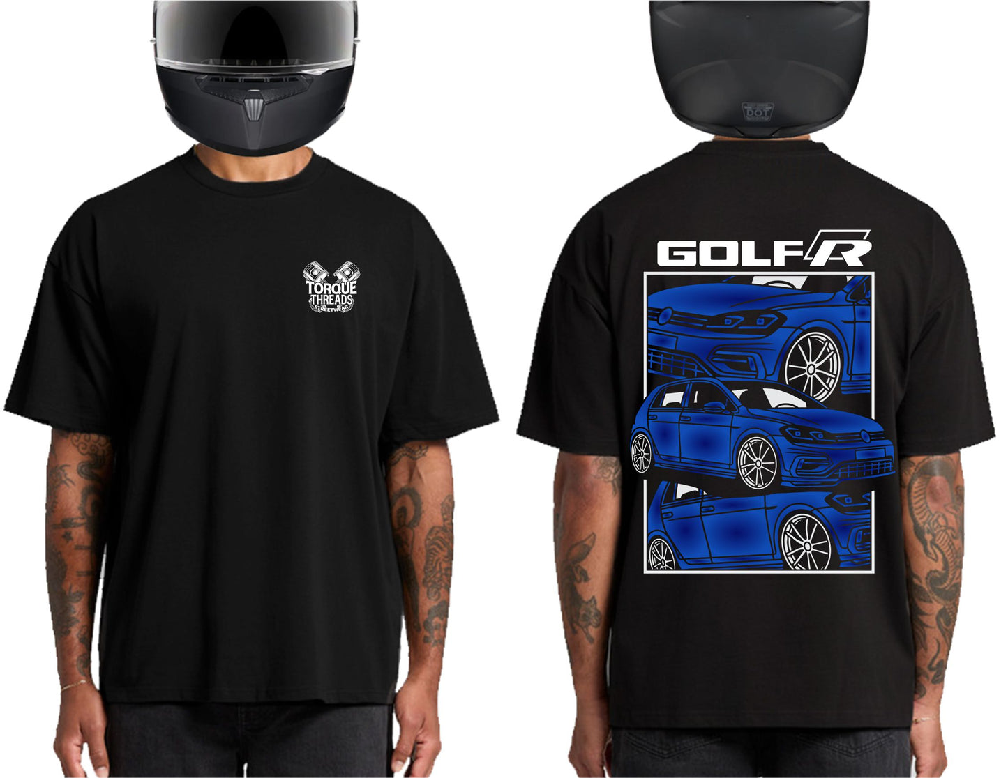 VOLSWAGEN GOLF R32 BLUE | HEAVY OVERSIZED TSHIRT