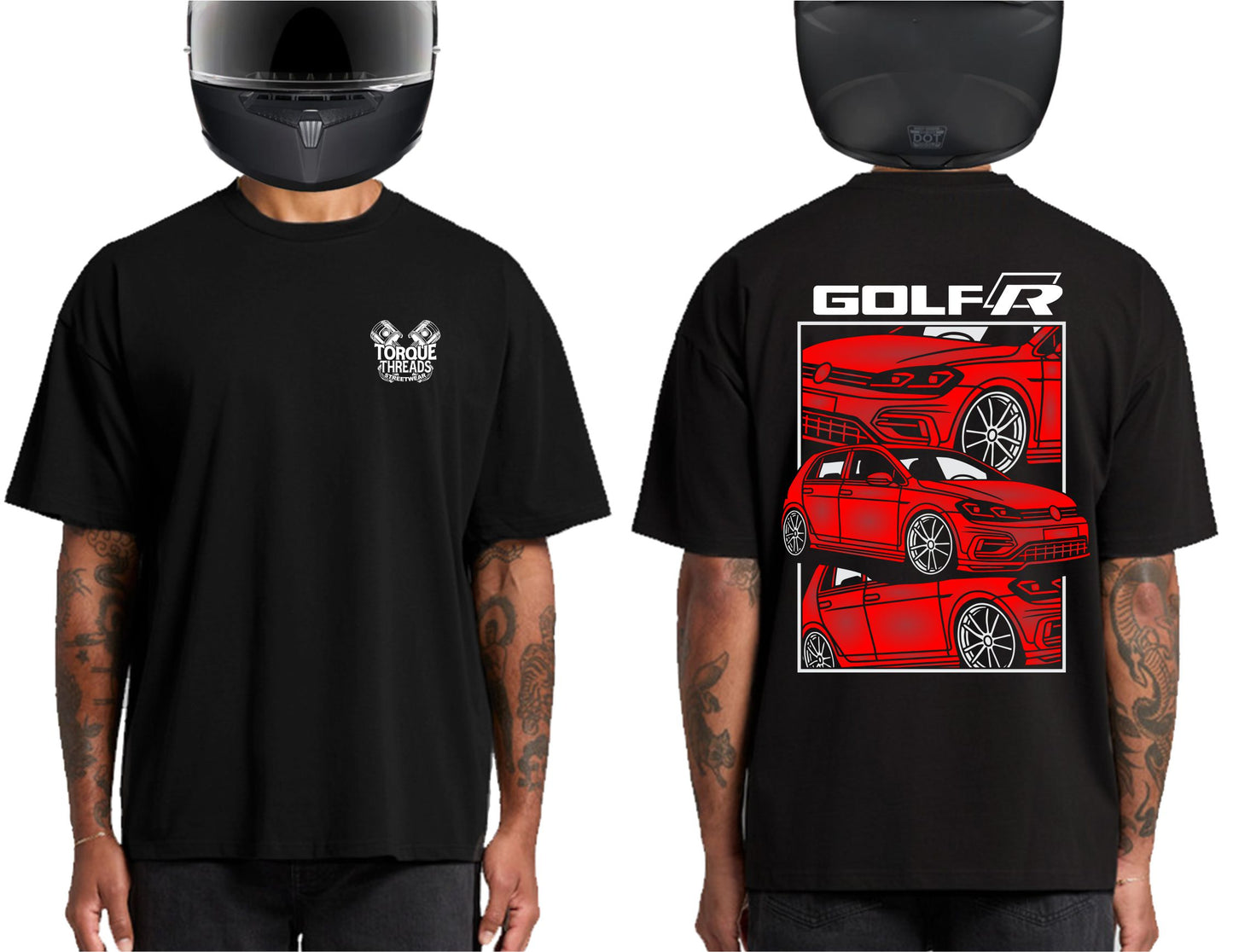 VOLSWAGEN GOLF R32 RED | HEAVY OVERSIZED TSHIRT
