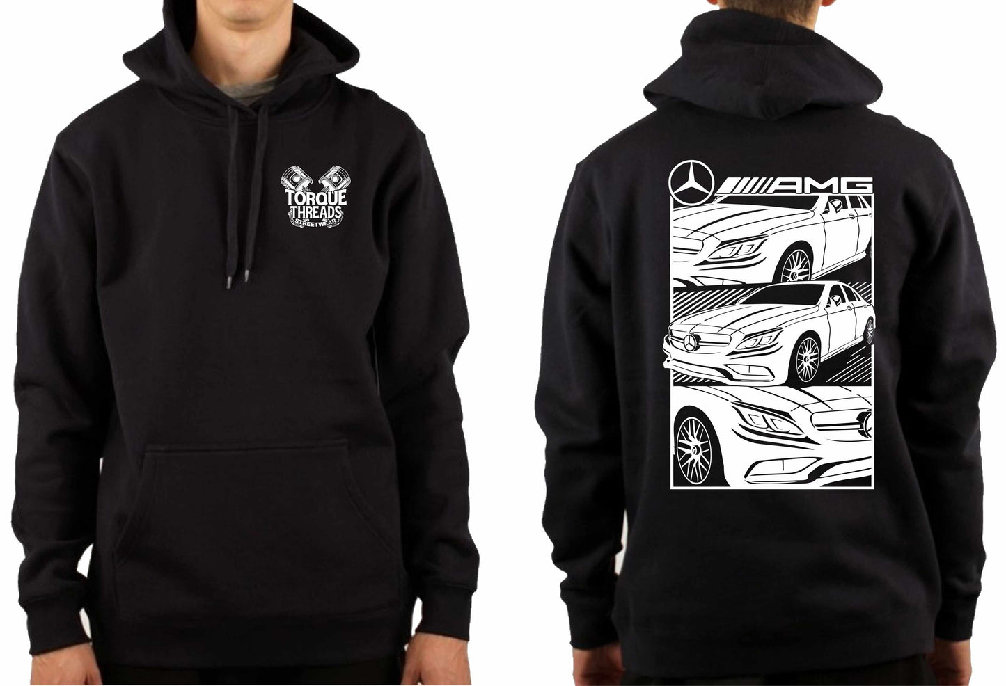 MERCEDES AMG C63 COMIC STYLE HOODIE