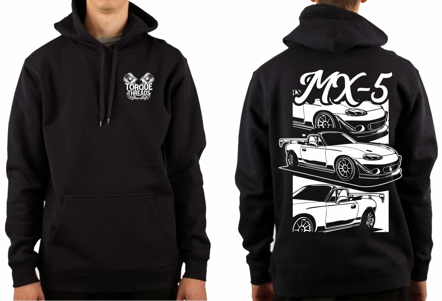MAZDA NC MX5 COMIC STYLE HOODIE
