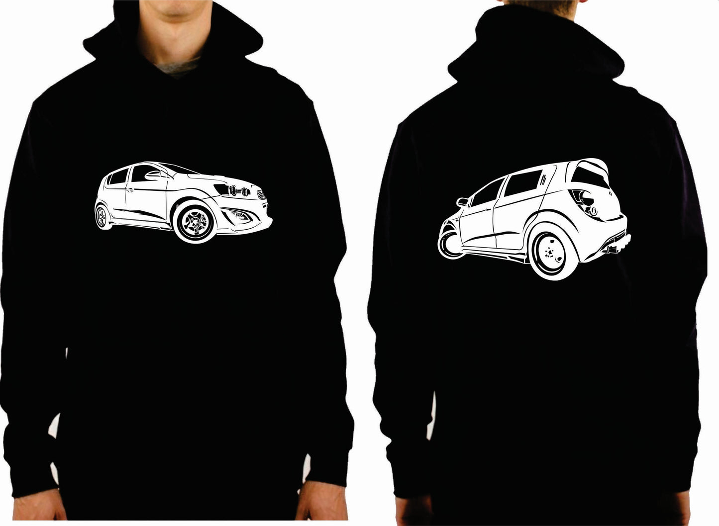 HOLDEN BARINA FRONT & BACK | PULLOVER HOODIE