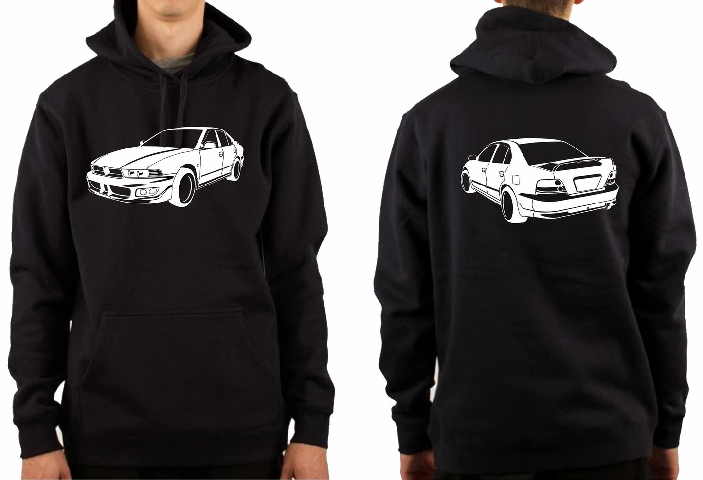 MITSUBISHI GALANT VR4 FRONT & BACK | PULLOVER HOODIE