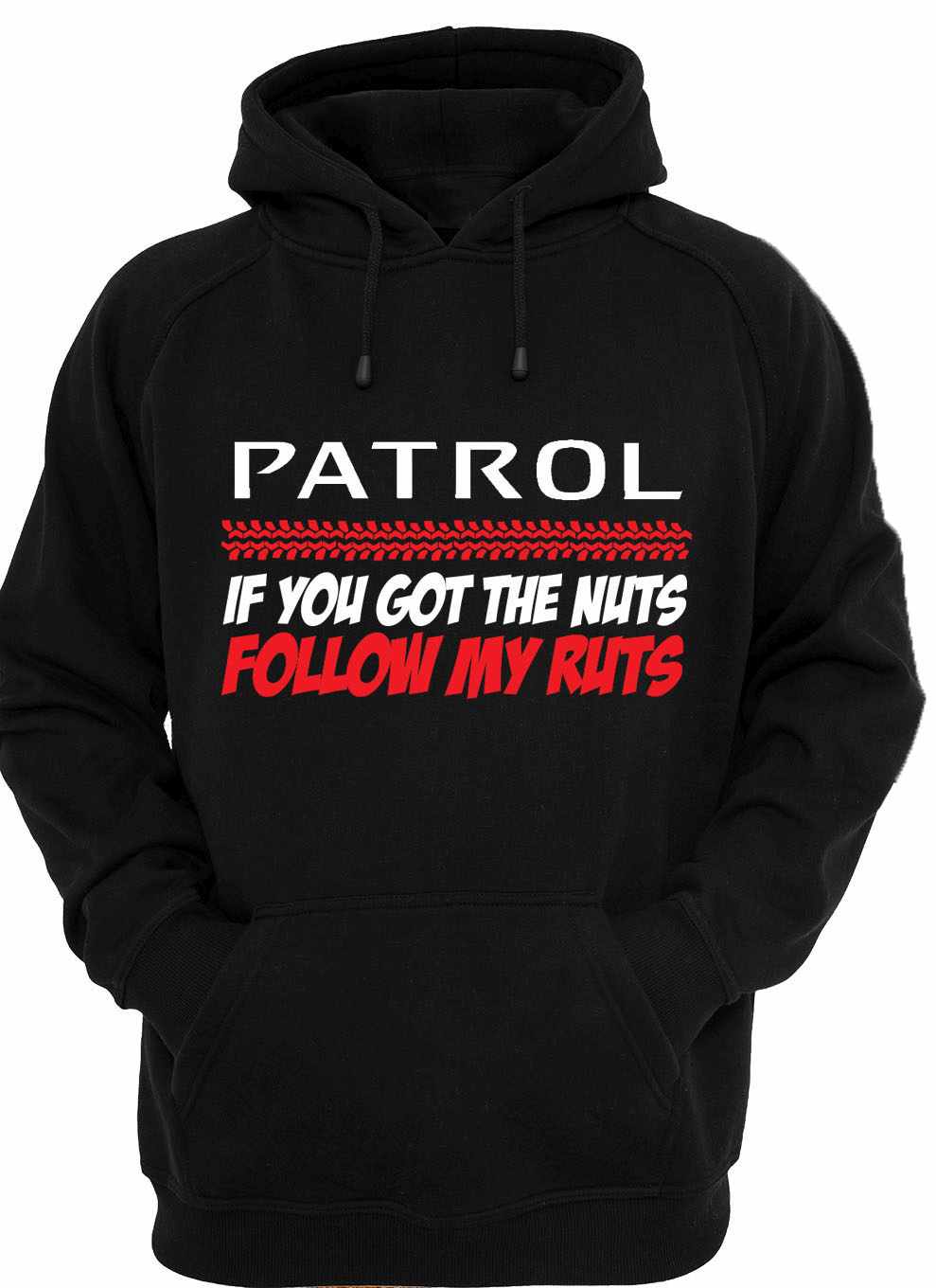 NISSAN PATROL LOGO "GOT THE NUTS" | PULLOVER HOODIE