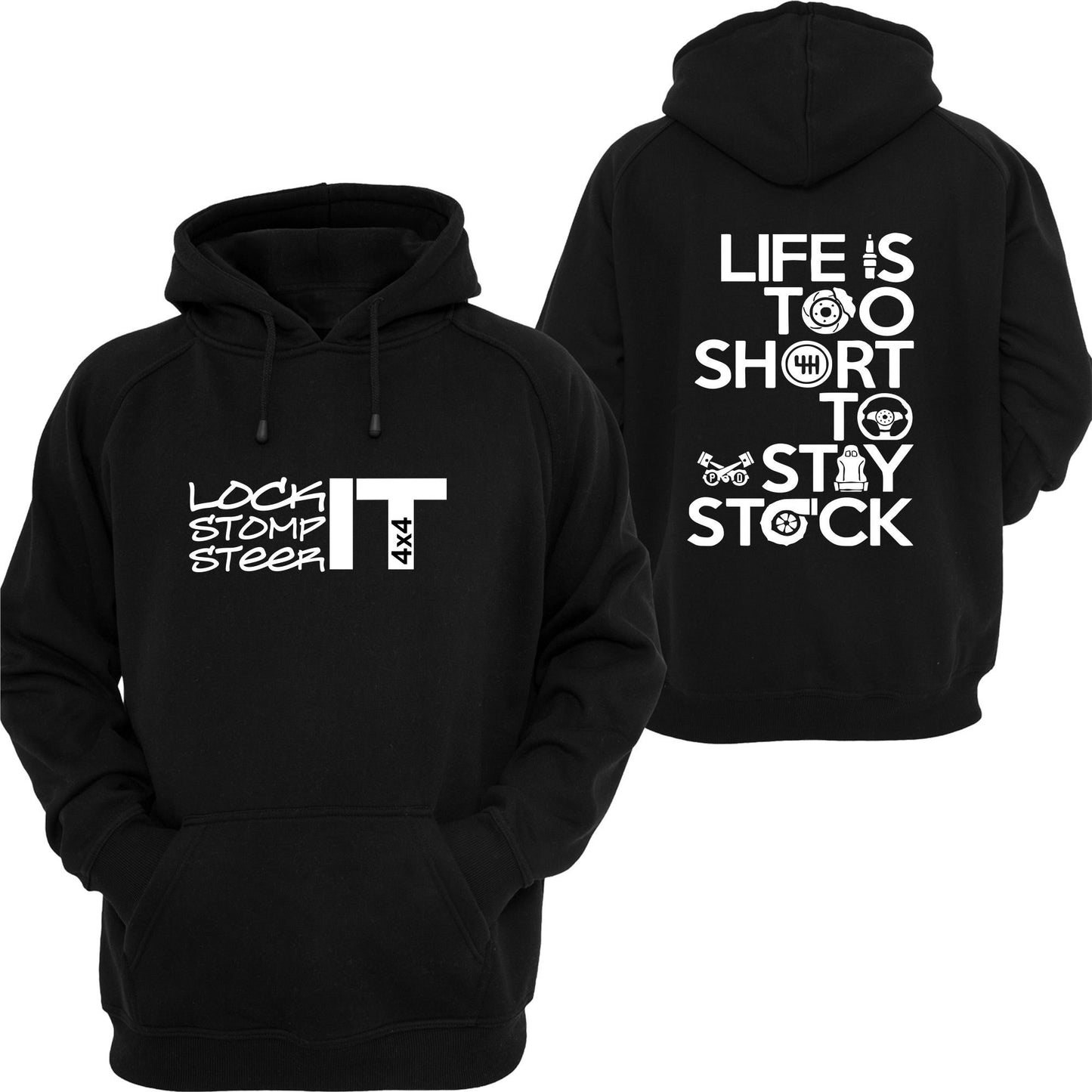 LOCK IT LIFES TOO SHORT TO STAY STOCK