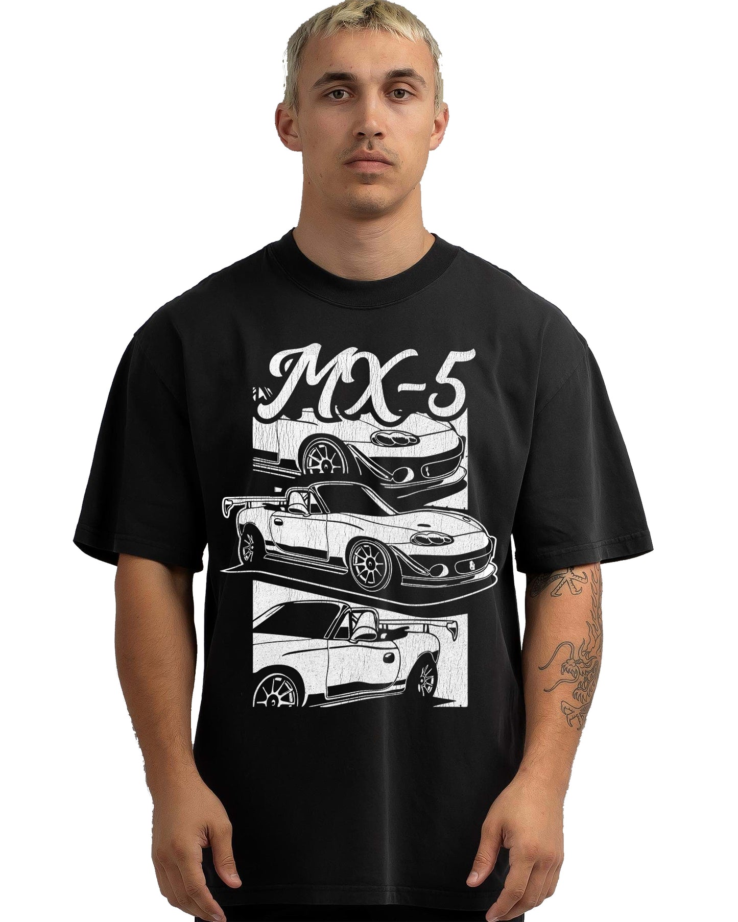 VINTAGE FADED TSHIRT | MAZDA MX5 NC