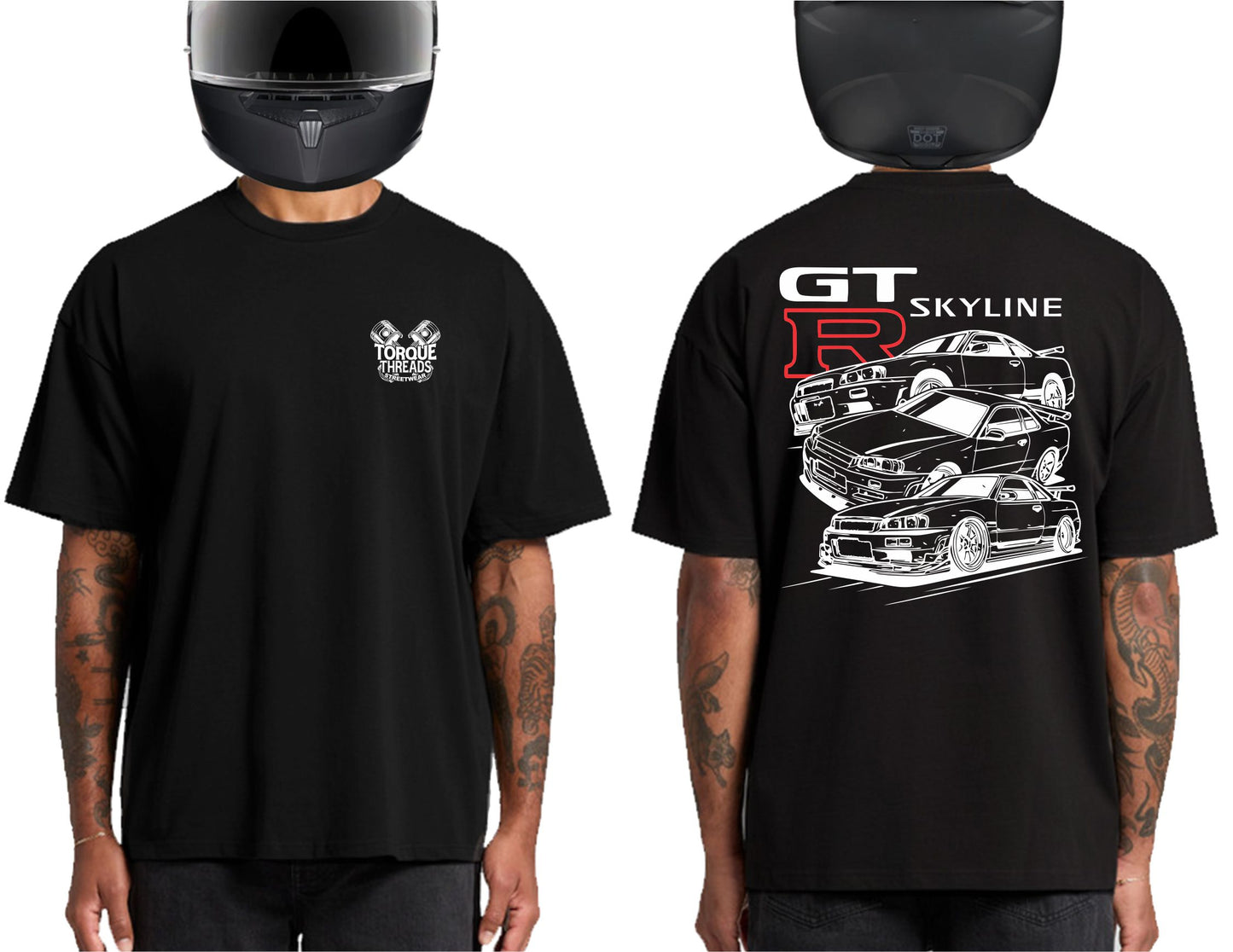 NISSAN R34 SKYLINE | HEAVY OVERSIZED TSHIRT