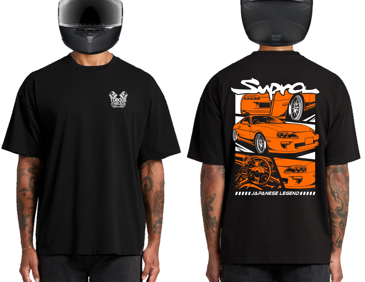 TOYOTA SUPRA ORANGE | HEAVY OVERSIZED TSHIRT