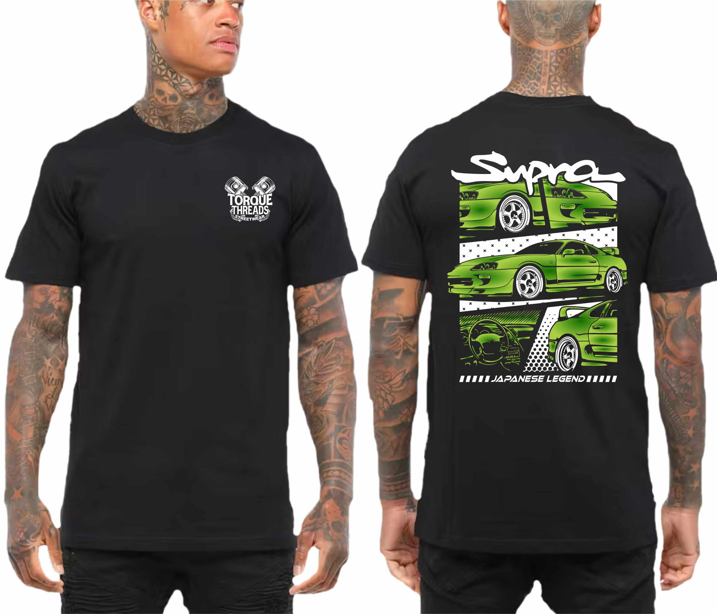 TOYOTA SUPRA GREEN | COMIC STYLE TSHIRT