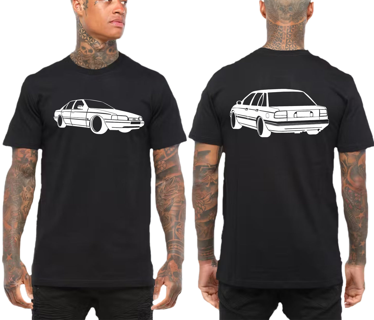 FORD EA EB ED GHIA FRONT & BACK | TSHIRT or MUSCLE TANK