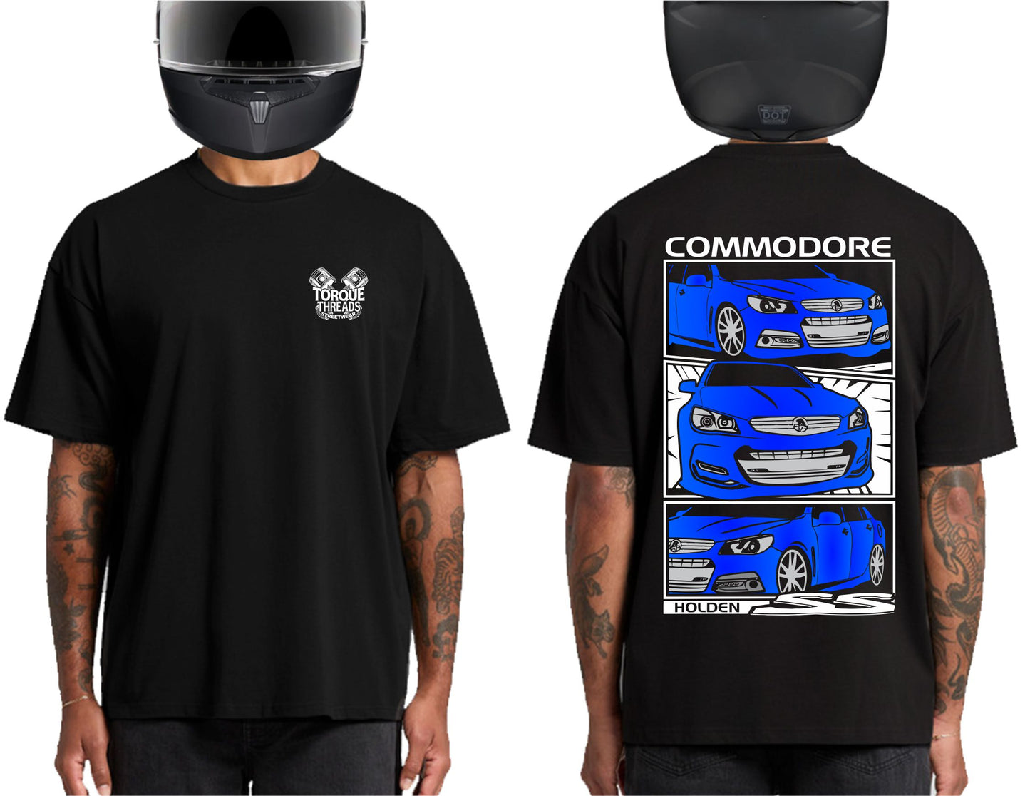 HOLDEN VF COMMODORE BLUE | HEAVY OVERSIZED TSHIRT