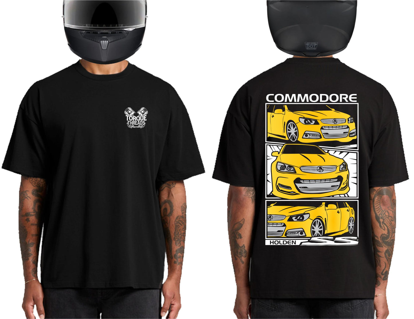 HOLDEN VF COMMODORE YELLOW | HEAVY OVERSIZED TSHIRT