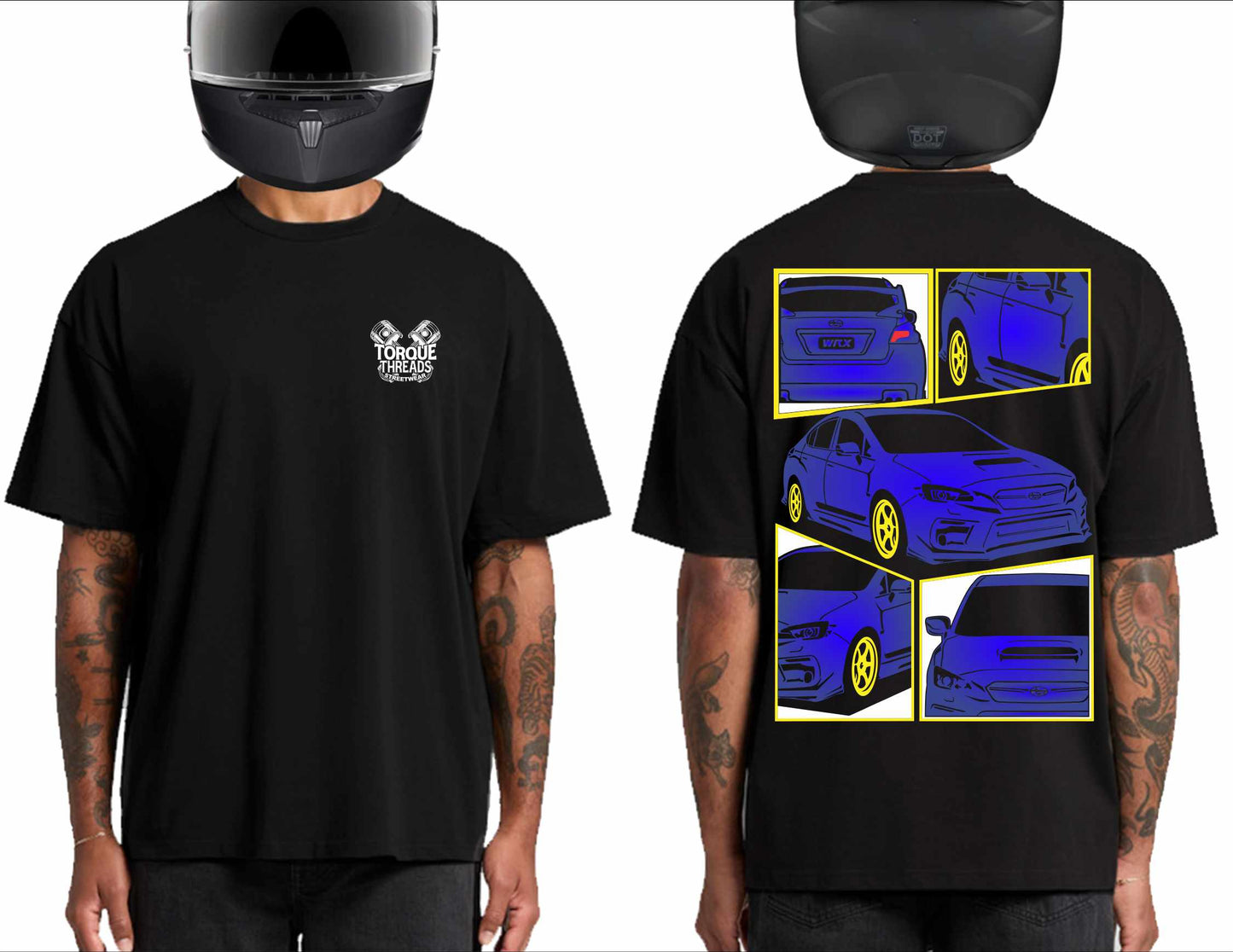 SUBARU WRX STI 2020 BLUE | HEAVY OVERSIZED TSHIRT