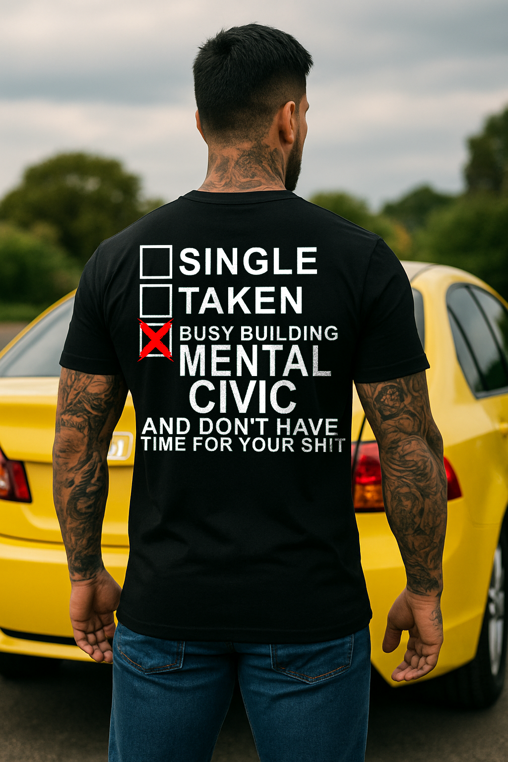 HONDA CIVIC FG | TSHIRT or MUSCLE TANK