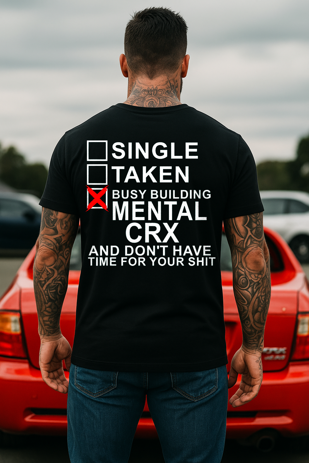 HONDA CRX DEL SOL | TSHIRT or MUSCLE TANK