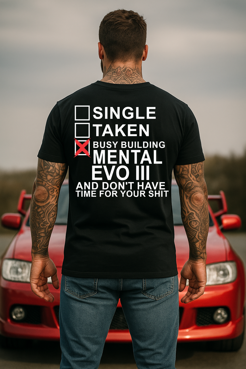 MITSUBISHI EVO III | TSHIRT or MUSCLE TANK