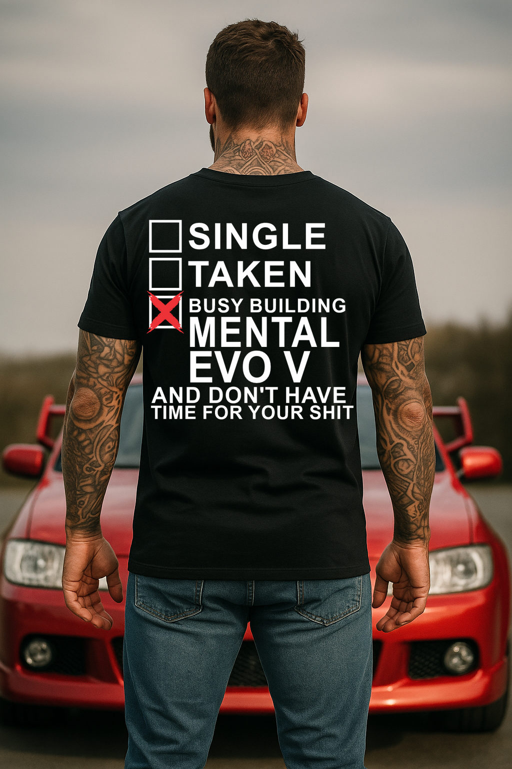 MITSUBISHI EVO V | TSHIRT or MUSCLE TANK