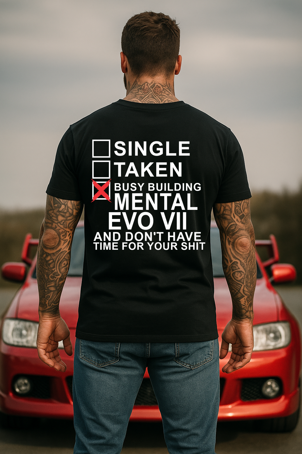 MITSUBISHI EVO VII | TSHIRT or MUSCLE TANK