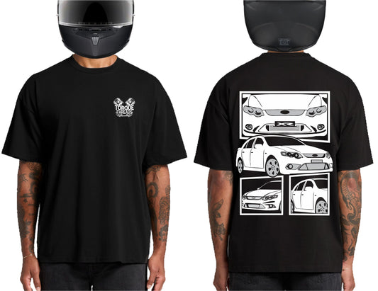 FORD FG FALCON WHITE | HEAVY OVERSIZED TSHIRT