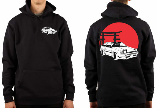 TOYOTA AE86 RISING SUN | PULLOVER HOODIE