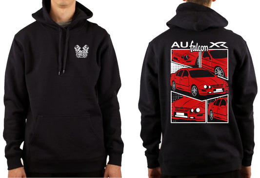 FORD AU FALCON RED COMIC STYLE HOODIE