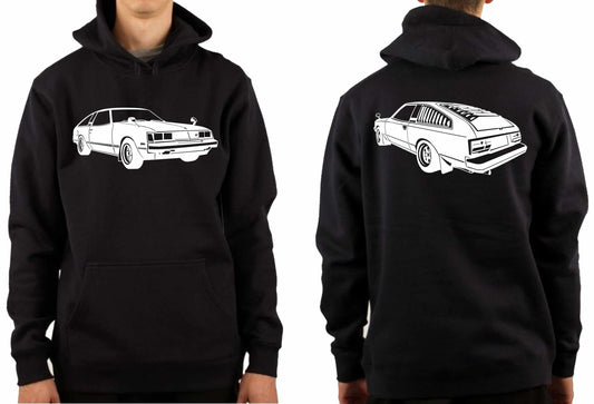 TOYOTA CELICA RA55 GT FRONT & BACK | PULLOVER HOODIE