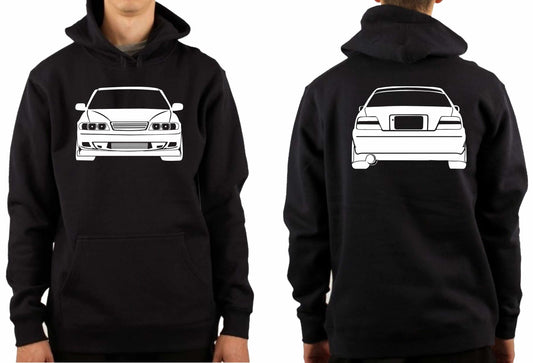 TOYOTA CHASER JZX100 FRONT & BACK | PULLOVER HOODIE