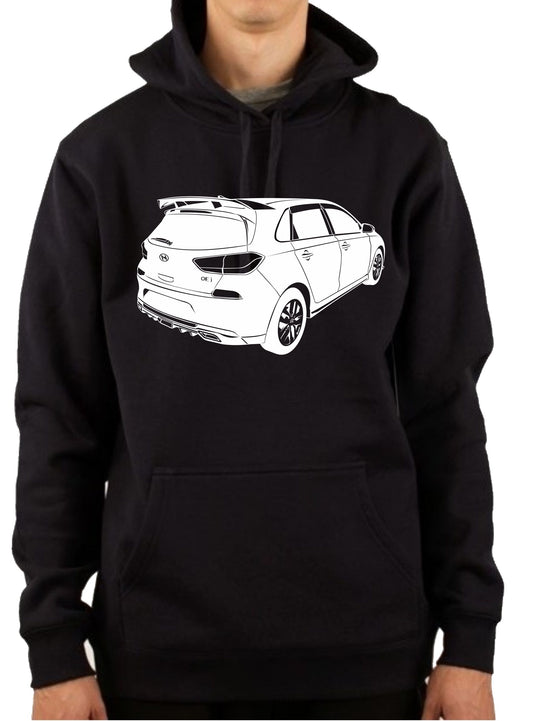 HYUNDAI i30N BACK | PULLOVER HOODIE