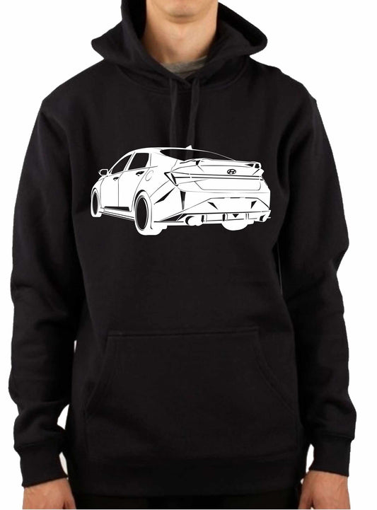 HYUNDAI i30N FACELIFT (BACK) | PULLOVER HOODIE