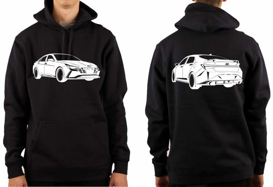 HYUNDAI i30N FACELIFT FRONT & BACK | PULLOVER HOODIE