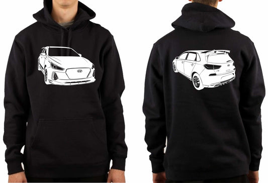 HYUNDAI i30N FRONT & BACK | PULLOVER HOODIE