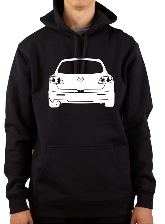 MAZDA 3 BK (BACK) | PULLOVER HOODIE