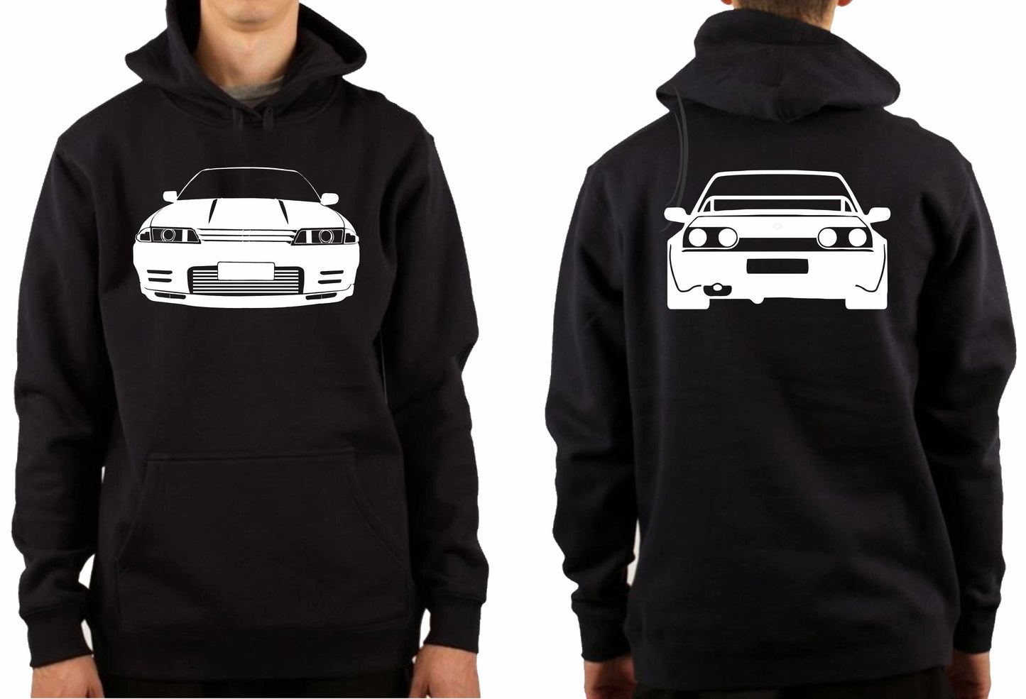 NISSAN R32 SKYLINE FRONT & BACK | PULLOVER HOODIE