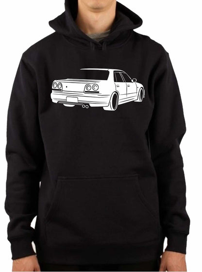 NISSAN R34 SKYLINE ANGLE | PULLOVER HOODIE