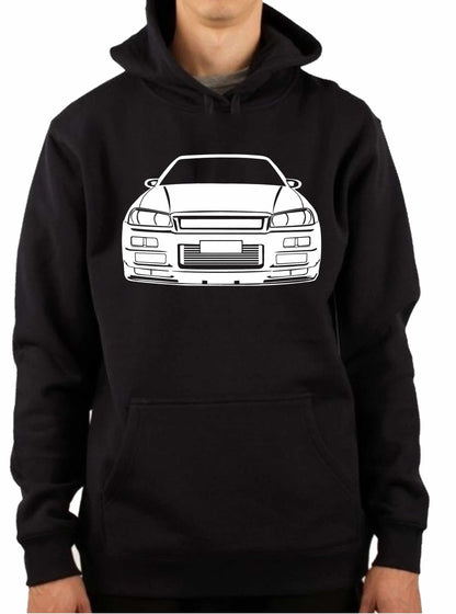 NISSAN R34 SKYLINE | PULLOVER HOODIE
