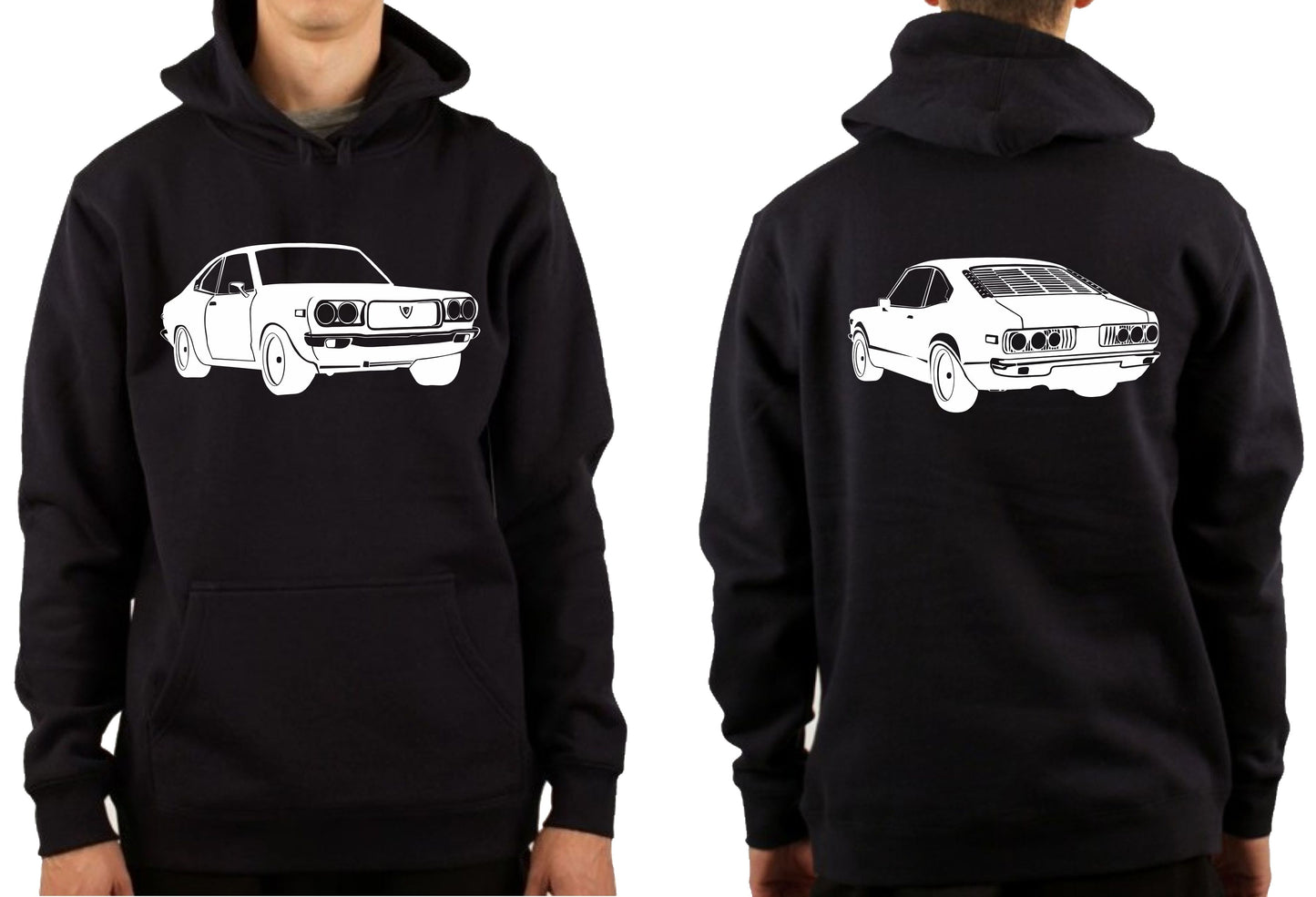 MAZDA RX3 FRONT & BACK | PULLOVER HOODIE