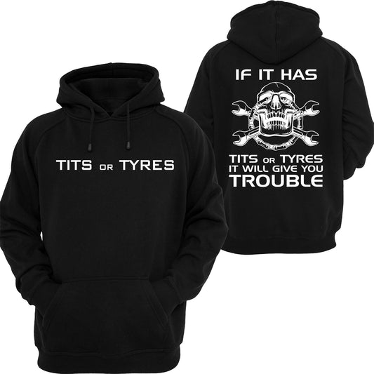 TITS OR TYRES | PULLOVER HOODIE