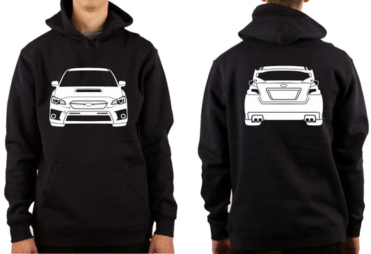 SUBARU WRX 2020 FRONT & BACK | PULLOVER HOODIE