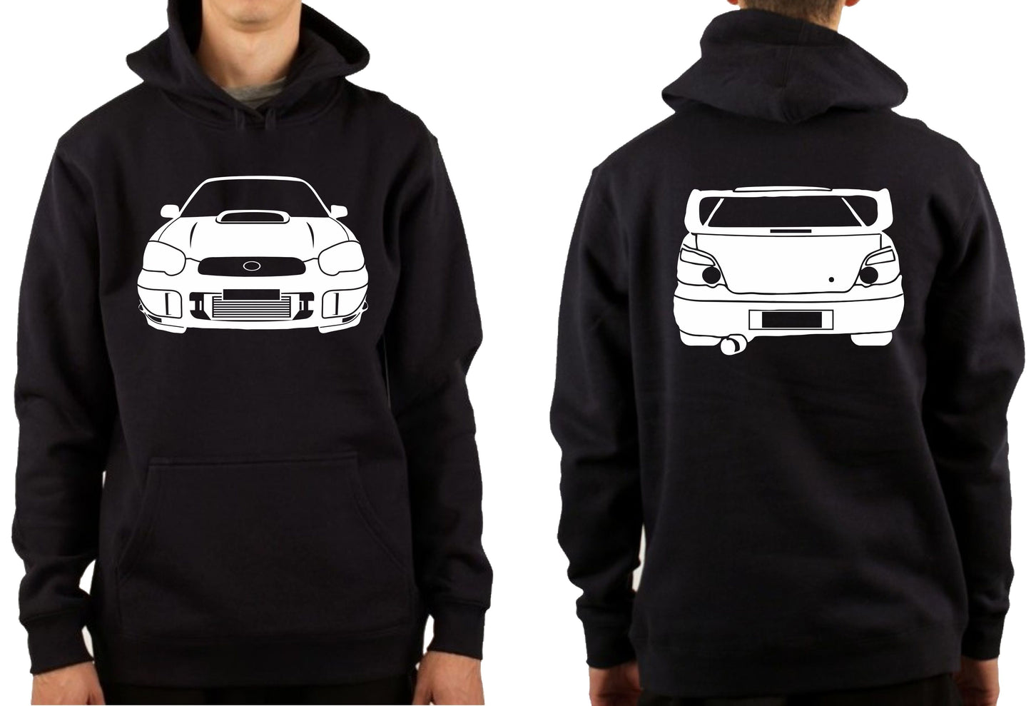 SUBARU WRX PEANUT EYE FRONT & BACK | PULLOVER HOODIE
