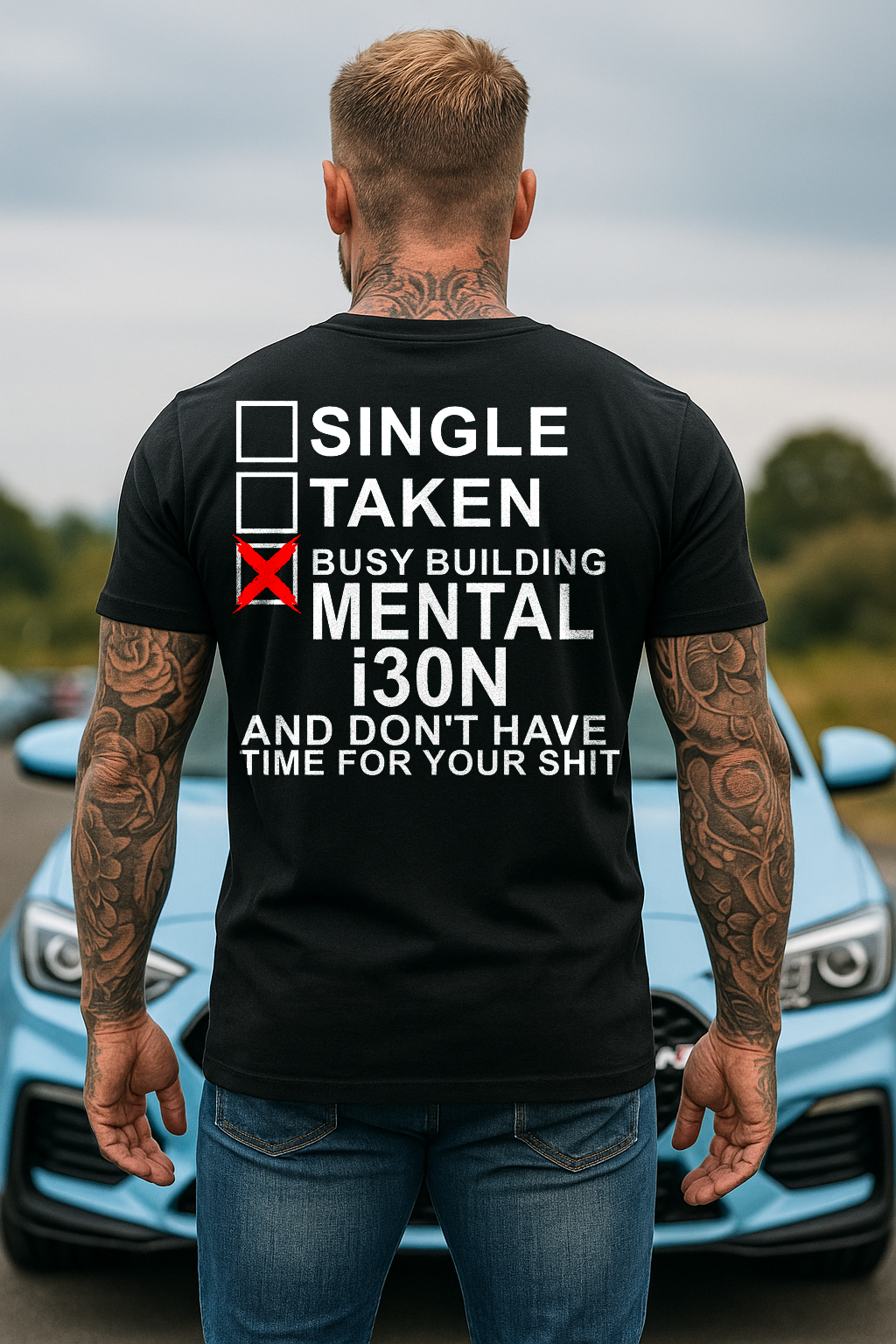 HYUNDAI i30N FACELIFT FRONT FACING | TSHIRT or MUSCLE TANK